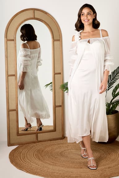 Chiffon Bridal Robe