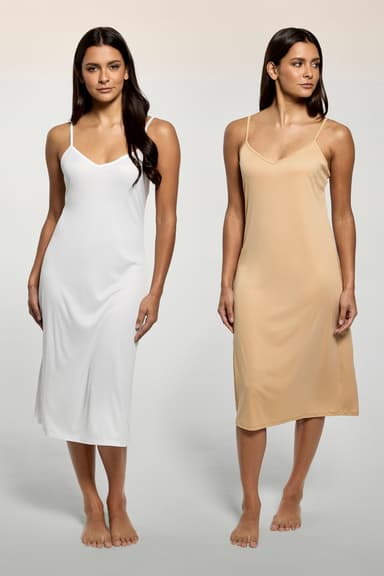 Pack of 2 Basic Slip Dresses