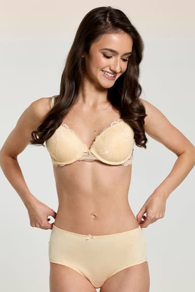 High Waist Brief with Lace