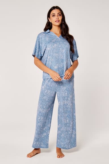 Printed Pajama Set